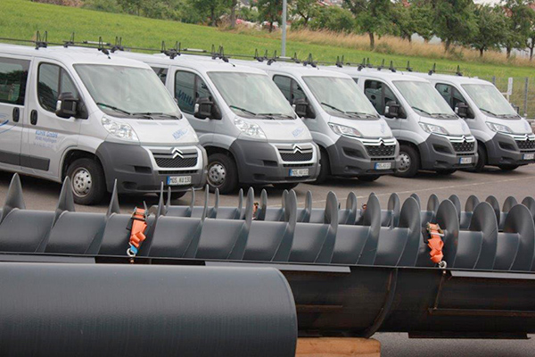 Unsere Montage-Fahrzeuge