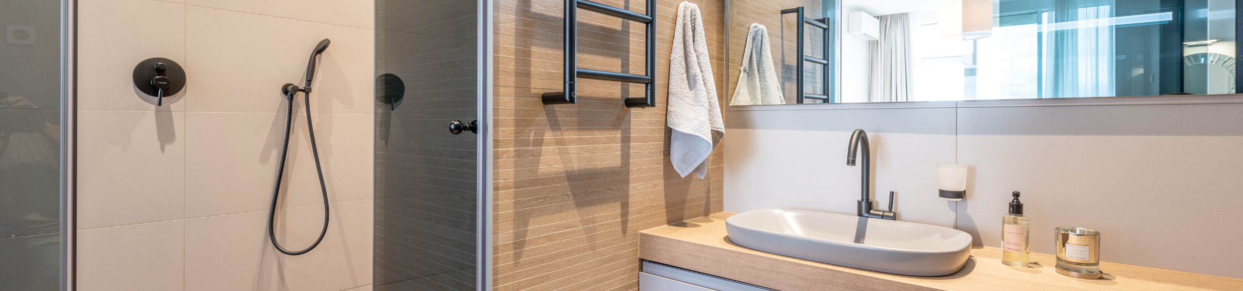 Blick in ein Badezimmer